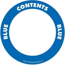 OilSafe Blue ID Label, Outdoor Paper, 2" Circle - 280502 - RelaWorks