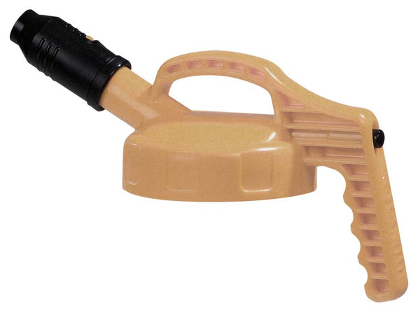 OilSafe Stumpy (Wide) Spout Lid - 100500, Beige - RelaWorks