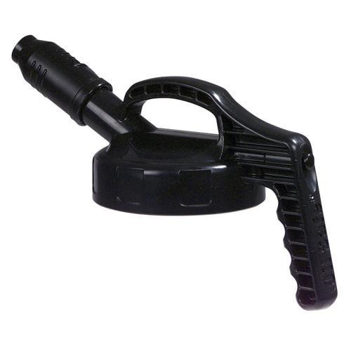OilSafe Stumpy (Wide) Spout Lid - 100501, Black - RelaWorks
