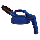OilSafe Stumpy (Wide) Spout Lid - 100502, Blue - RelaWorks