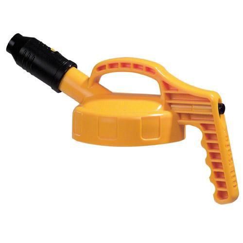 OilSafe Stumpy (Wide) Spout Lid - 100509, Yellow - RelaWorks