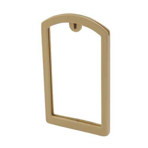 OilSafe Beige ID Label Pocket Frame - 200000 - RelaWorks