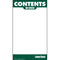 OilSafe Dark Green ID Label, Outdoor Paper, 2" x 3.5" - 280003 - RelaWorks