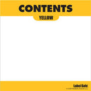 OilSafe Yellow ID Label, Outdoor Paper, 3.25" x 3.25" - 280309 - RelaWorks