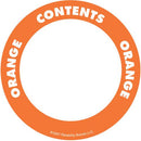 OilSafe Orange ID Label, Outdoor Paper, 2" Circle - 280506 - RelaWorks