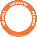 OilSafe Orange ID Label, Outdoor Paper, 2" Circle - 280506 - RelaWorks