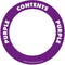 OilSafe Purple ID Label, Outdoor Paper, 2" Circle - 280507 - RelaWorks