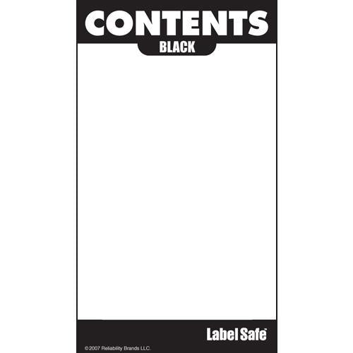 OilSafe Black ID Label, Adhesive Paper, 2" Circle - 282201 - RelaWorks