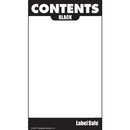 OilSafe Black ID Label, Outdoor Paper, 2" x 3.5" - 280001 - RelaWorks