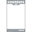 OilSafe Gray ID Label, Adhesive Paper, 2" x 3.5" - 282104 - RelaWorks