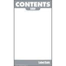 OilSafe Gray ID Label, Outdoor Paper, 2" x 3.5" - 280004 - RelaWorks