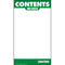 OilSafe Mid Green ID Label, Adhesive Paper, 2" x 3.5" - 282105 - RelaWorks