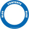 OilSafe Blue ID Label, Adhesive Paper, 2" Circle - 282202 - RelaWorks