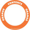 OilSafe Orange ID Label, Adhesive Paper, 2" Circle - 282206 - RelaWorks