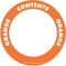 OilSafe Orange ID Label, Adhesive Paper, 2" Circle - 282206 - RelaWorks