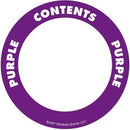 OilSafe Purple ID Label, Outdoor Paper, 2" Circle - 280507 - RelaWorks