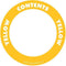 OilSafe Yellow ID Label, Outdoor Paper, 2" Circle - 280509 - RelaWorks