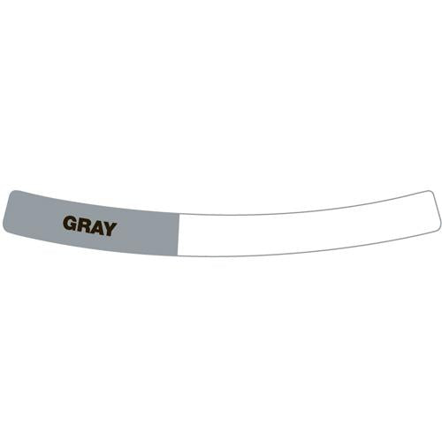 OilSafe Gray Drum Container ID Ring Label, Adhesive Paper 282404 - RelaWorks