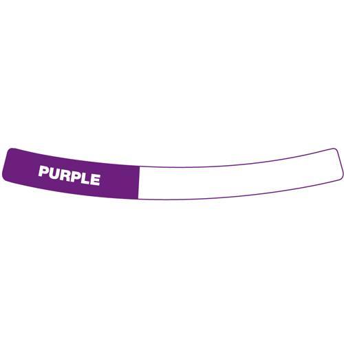 OilSafe Purple Drum Container ID Ring Label, Adhesive Paper 282407 - RelaWorks