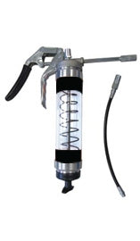 OilSafe Black Pistol Grip-Clear Body Grease Gun - 330801 - RelaWorks