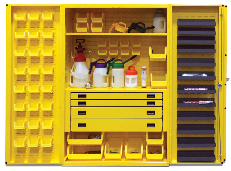 OilSafe Workshop Service Cabinet, 4 Drawers, Work Table - 930020 - RelaWorks