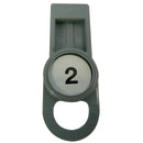 OilSafe Gray Fill Point ID Washer Tab - 205504 - RelaWorks