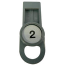 OilSafe Gray Fill Point ID Washer Tab - 205504 - RelaWorks