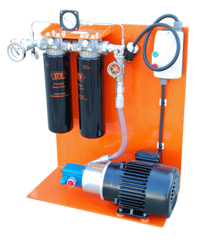 Y2K Filtration Offline Oil Filtration Panel Unit , 2 GPM