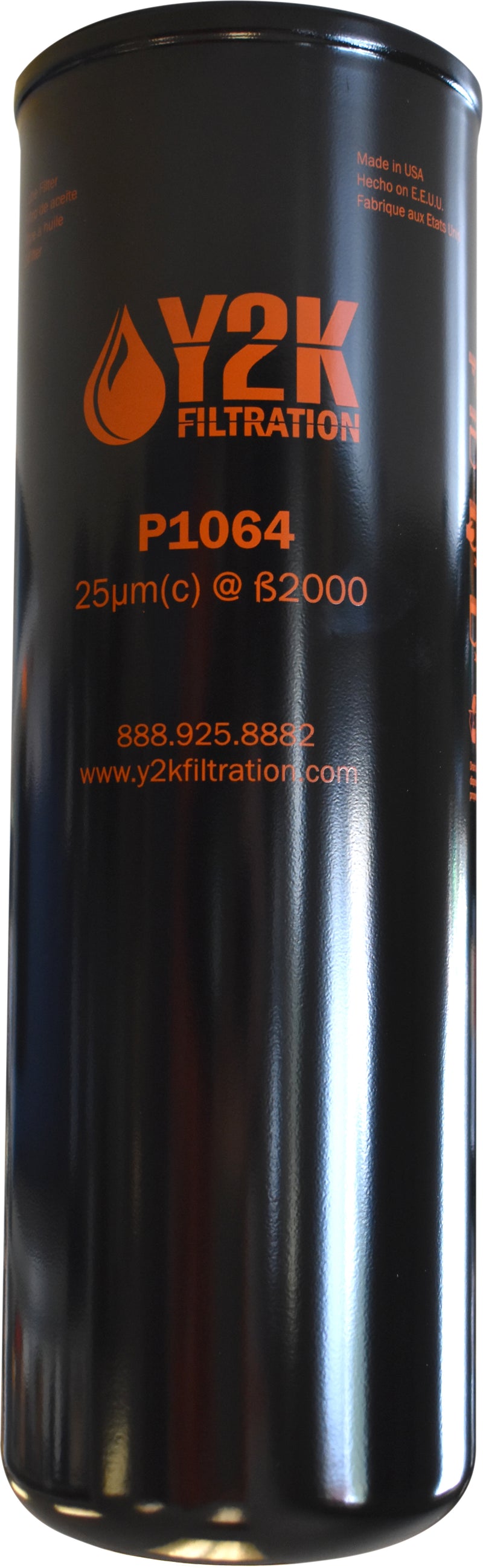 Y2K Filtration D Series Replacement Filter Element, 25UM