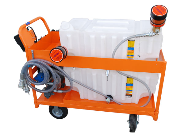 Y2K Filtration Platform Oil Storage Cart, 71 Gal, 2 GPM